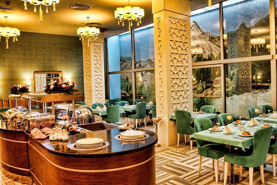 Shams Al-Basra Hotel Étterem fotó